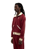 La veste de jogging Signature bordeaux