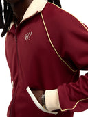 La veste de jogging Signature bordeaux