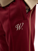 Le pantalon de jogging Signature bordeaux