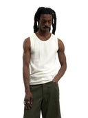Beige Knit Tank Top