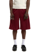 Le short de jogging Signature bordeaux