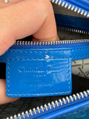 Christian Dior Lady Dior Large — Cuir verni bleu, 2014