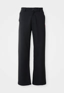 Wide Seamless Trousers Black