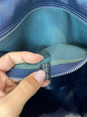 Étiquette intérieure et doublure du sac Dior Trotter Boston 40