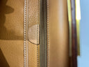 Celine Sac à main Maillon Triomphe — Toile monogrammée marron, détails cuir beige et hardware doré