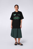 T-shirt Baseball Baris Mixte Noir