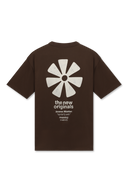 Ananse Adinkra Tee Acid Brown