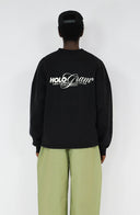 Hologram Crewneck Sign Black