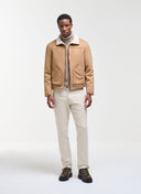 Blouson en daim