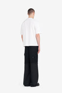 T-shirt relax étoiles blanc