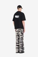 T-shirt Relax avec logo taché