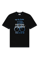 OP DE FIETS TEE Black