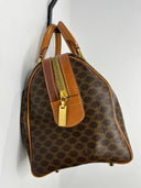 Céline Sac Boston en toile Macadam marron