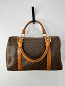 Céline Sac Boston en toile Macadam marron