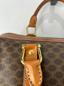 Céline Sac Boston en toile Macadam marron