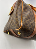 Céline Sac Boston en toile Macadam marron