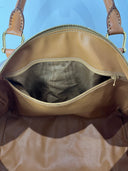 Céline Sac Boston en toile Macadam marron