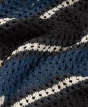 Kente Stripe Knit Shirt Woodland Grey