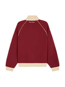La veste de jogging Signature bordeaux