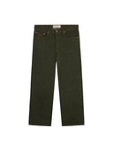 Raw green regular jeans