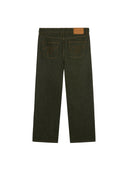 Raw green regular jeans