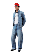 Twisted Seam Jeans Light Wash