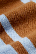 POLO EN MAILLE MARRON RUGBY