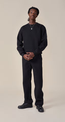 Mono Rib Sweater Black