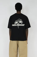 Hologram Tee Flower Black