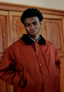 The waxed rain jacket