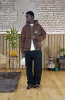 Hologram Jacket Flower Brown