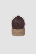 Casquette Gertrude Billy's 2 Tones Bourgogne / Cafe
