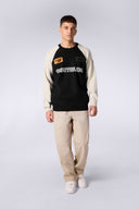 Pull Jacquard Bicolore Alain Club Black/Creme