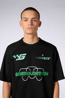 T-shirt Baseball Baris Mixte Noir