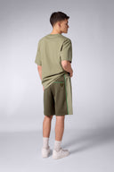 Short de Sport Dario Khaki/Granite