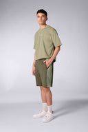 Short de Sport Dario Khaki/Granite