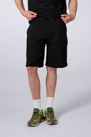 Short Cargo Molleton Ivar Noir