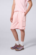 Short Cargo Molleton Ivar Blush
