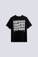 T-shirt print dos Leonce Fluidity Noir