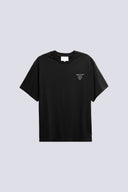 T-shirt print dos Leonce Fluidity Noir