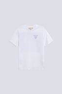 T-shirt print dos Leonce Fluidity Blanc