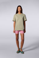 T-shirt Print Geometry Leonce Mixte Granite