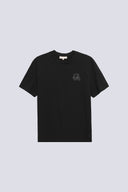 T-shirt Print Leonce Letter Mixte Noir