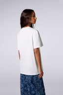 T-shirt Print Leonce Metallic Mixte Blanc
