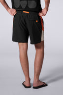 Short de bain Stretch Samy Black/Orangette