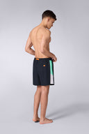 Short de bain Stretch Samy Nuit/Menthe