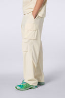 Pantalon Cargo Stretch Tamano Creme