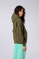 Hoodie Zippé Titus Mixte Khaki