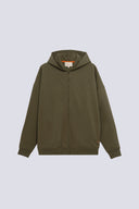 Hoodie Zippé Titus Mixte Khaki