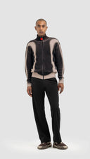 Fisherman Curve Zip Up Sweater Hummus